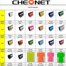 Cheonet Heat Transfer Vinyl Rolls, Suitable For DIY T-Shirts And Fabrics, Easy To Cut/Transfer, PVC Material, Machine Washable And Stretchable, Multiple Vibrant Colors - PVC - View 9