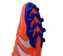 Adidas 男女同款PREDATOR 2G/3G中階AG人草足球鞋 - 橙色/白色/藍色 - 查看 5