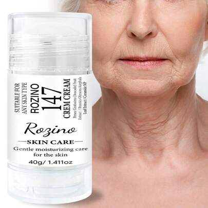 40g 147 Crema hidratante profunda para el cuello, cuidado de la piel anti-envejecimiento, que reafirma y equilibra el tono, suaviza las arrugas, aumenta el resplandor, reduce los signos del envejecimiento, ilumina, apto para uso diario, boda, Día de San Valentín, regalo