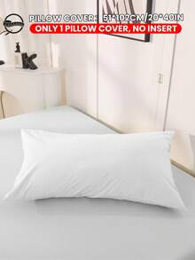 1个柔软枕套，长款枕套，标准尺寸枕套，信封式封口，抗皱，防褪色，防污，不含枕芯，尺寸20x54英寸，20x36英寸，适用于春夏装饰、房间装饰、学习用品 - 彩色 - 查看 35