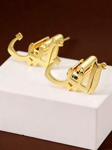 Customized Initial Cufflinks, Premium Cufflinks, Groom Wedding Gift, Perfect For Boyfriend, Valentine's Day, Christmas, New Year Gift - Gold-style 4 - View 10