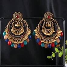 New Exaggerated Dynamic Exotic Dance Accessories Earrings - Multicolor - View 6