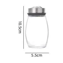 New Single Bottle, Glass Jar And Spice Jars, Glass Condiment Rack, Sugar And Pepper Bottles, Salt Shaker, Stand, Kitchen Storage Rack O2QT - A Bottle - View 10