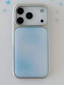 Cute 3D Gradient Soft Epoxy Phone Case Compatible With IPhone 17 ProMax 17 Pro 17 Air 16 15 14 13 Pro Max Luxury Protection Soft Cover Cases - Baby Blue - View 2