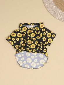 1 Piece Of Non Stretch Slim Fit Pet Summer Style Shirt Suitable For Small Cats And Dogs To Wear At Home And Outdoors In Spring And Summer (The Product Is Slightly Smaller, It Is Recommended To Add 1-2 Extra Sizes For Purchase) - Multicolor - View 15