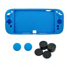 1 Set 2 Carcasas protectoras de juego + 6 piezas de tapa de joystick, antideslizante, antisuor, anti-arañazos, para mejorar la experiencia de juego - Ver 15