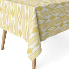 Kiva Stain-Resistant Resinated Tablecloth, Extra Soft To The Touch And Waterproof, Sizes From 100x140 To 300x140 Cm And Round 140 Cm - Easy-Clean Stain-Resistant Tablecloth - Available In 12 Designs - 選項7 - 查看 1