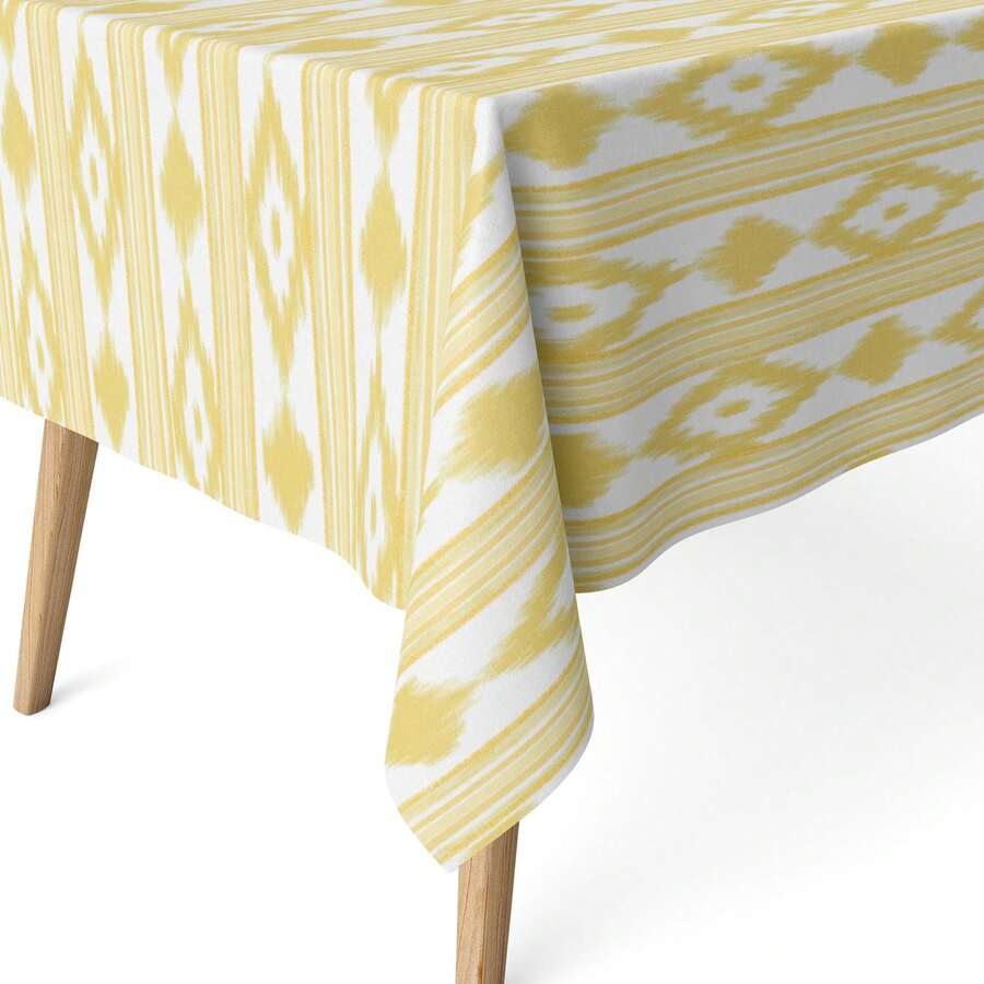 Kiva Stain-Resistant Resinated Tablecloth, Extra Soft To The Touch And Waterproof, Sizes From 100x140 To 300x140 Cm And Round 140 Cm - Easy-Clean Stain-Resistant Tablecloth - Available In 12 Designs - 選項7 - 查看 1