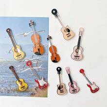5/10Pcs Guitar Instruments Refrigerator Sticker Photo Fixed Magnet Home Decor Gift Gift - Guitar - View 5