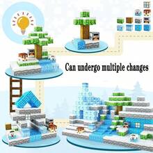 384/680pcs Magnetic Building Blocks STEM Sensory Toy Magnetic Construction Toy Magnetic Blocks World Ice And Snow Magnetic Series Building Blocks Toy Set STEM Education Sensory Training STEM Magnetic Blocks Sensory Toy Halloween Birthday Gift - Multicolor - View 2