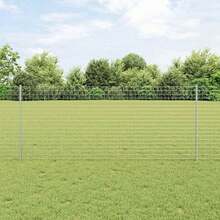 Zaunpfosten 5 pcs Silber 100 cm Stahl - A - Visualizzare 1
