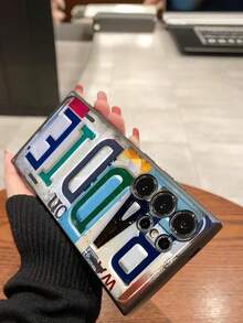 1个运动字母车牌手机壳，黑色TPU软保护套，防刮防震，兼容华为、荣耀、Galaxy 12T/13T/14T国际版，非国内版 - 黑色 - 查看 7