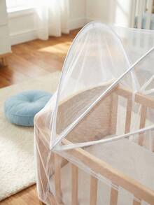 Màn che cũi gấp gọn, chống muỗi, ngăn bé leo trèo, thoáng khí - Lý tưởng cho giấc ngủ ngon và sự an tâm của cha mẹ | Màn che cũi cao cấp tăng cường bảo vệ - Bền chắc và dễ lắp đặt / Phù hợp với cũi em bé 90x50 cm - Nhiều màu - Xem 2