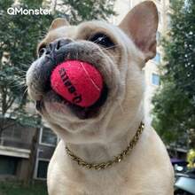 Đồ chơi bóng tennis ngộ nghĩnh cho chó cưng, đồ chơi tương tác dành cho chó lớn như chó săn vàng. - Nhiều màu - Xem 2