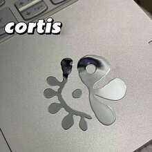 ملصقات شعار مجموعة CORTI/S الفنية، مناسبة لحالة الهاتف DIY، الكمبيوتر اللوحي، الكمبيوتر المحمول، سماعات الأذن، المرآة، ملصقات ديكور خاصة، هدية - متعدد الألوان - مشاهدة 5