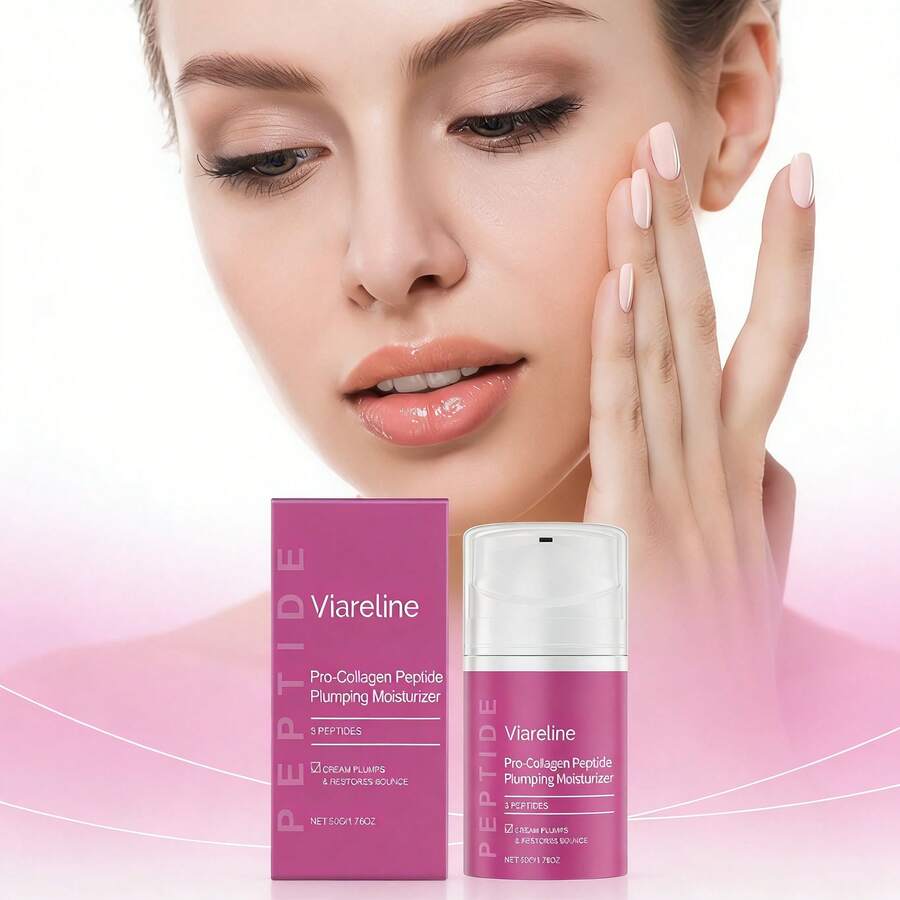 保湿精华液，滋养保湿霜 - 保湿、柔肤、滋养肌肤、透明护肤霜 - 膠原蛋白保濕霜 - 查看 1