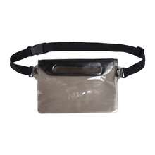 防水腰包 水下手机包 游泳包 滑雪漂流潜水单肩腰包 三层透明干式保护袋 沙滩露营 - 彩色 - 查看 18