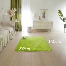 eluckya Plush And Thick Long-Pile Carpet, Super Soft And Comfortable Rug, Non-Slip Thick Pile Carpet, Suitable For Bedrooms, Living Rooms, Bathrooms, Dorm Rooms, Room Decor, Kitchen Essentials, Family Gatherings, Valentine's Day, Birthday Parties, Home Decor, Bedroom Decor. - 果綠色 - 查看 15