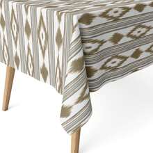 Kiva Stain-Resistant Resinated Tablecloth, Extra Soft To The Touch And Waterproof, Sizes From 100x140 To 300x140 Cm And Round 140 Cm - Stain-Resistant Tablecloth For Rectangular And Round Tables - Available In 12 Designs - Option 1 - View 2