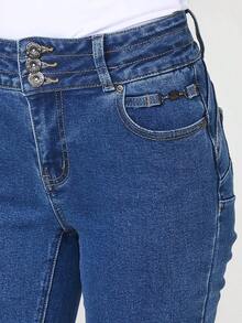 Koroshi Pantalon de sport pour femmes - Bleu azur - Voir 9