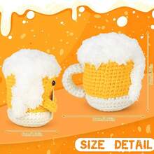 1pc Practical Holiday Gift Suitable For Birthday, Anniversary, Chinese New Year, Mid-Autumn Festival, Dragon Boat Festival And Other Occasions To Give To Girlfriend, Partner, Elders - Essential Birthday Gift, Housewarming Gift, Graduation Gift, Business Gift, Client Gift, Gift For Friends And Family - Beer Mug - Multicolor - View 3