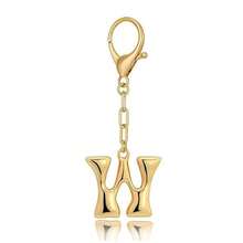 Llavero con colgante de letra de burbuja chapado en 18K - multicolor - Ver 29