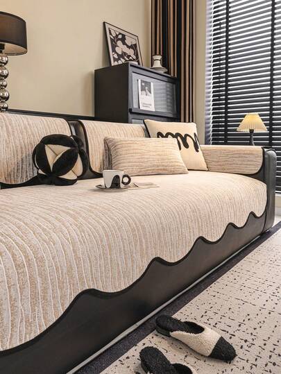 1 Vỏ gối sofa họa tiết hình học, Vỏ bọc sofa đa năng dùng được cả bốn mùa, Thân thiện với thú cưng, chống trầy xước do mèo, Có thể giặt, Trang trí phòng khách, Vỏ bọc ghế sofa cho ghế hình chữ L, ghế đơn, ghế đôi, ghế 3 chỗ, ghế 4 chỗ và ghế sofa góc (Bán riêng)