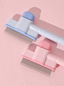 自清洁宠物刷，温和去毛工具，适用于所有毛发类型的犬猫 - 查看 7