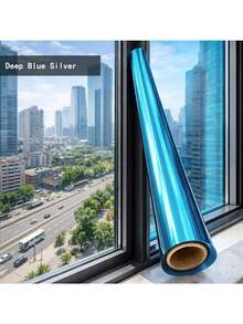静电吸附隔热膜，可定制窗户玻璃贴膜，防紫外线隐私遮阳贴，适用于阳台、卧室、办公室 - A - 查看 12