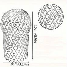 Bộ 2 tấm bảo vệ ống thoát nước bằng nhôm: Bộ lọc nước mưa, tấm chắn lưỡi ống thoát nước, lưới lọc giúp ngăn ngừa tắc nghẽn và chặn lá cây/rác thải xâm nhập vào đường ống. - 2 cái - Xem 5