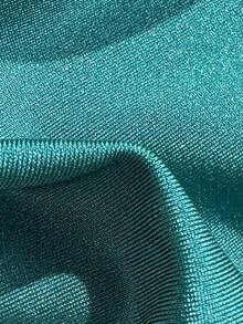 Bộ bikini cúp ngực hình vỏ sò thanh lịch - Hai mảnh màu xanh lá cây đậm gợi cảm với quần lót tam giác | Lý tưởng cho kỳ nghỉ biển, tiệc bể bơi và du lịch nhiệt đới mùa hè - màu xanh lá - Xem 8