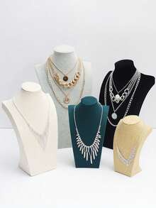 1PC Chain Necklace Display Stand, H-Shaped Pendant Necklace Jewelry Storage Rack - Multicolor - View 8