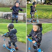 Fahrradhelm Kinder Jugend Klassiker Kinderhelm Mädchen Skaterhelm für Fahrrad Skateboard Scooter Roller Kinderfahrradhelm für 2-16 Jahre - Orange - Übersicht 7