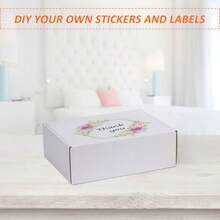 12x9x4 Inches Shipping Boxes Set Of 1 White Corrugated Cardboard Mailer Box For Packing Mailing Small Business Use Durable And Reliable Packaging Solution For Secure Shipping And Organization - White - 查看 5