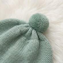 Personalized Knitted Hat And Glove Set For Baby - Hypoallergenic Newborn. - 綠色 - 查看 2