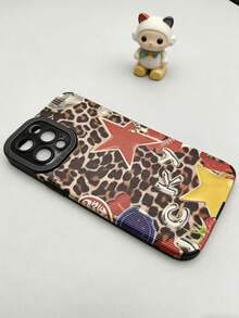 Leopard Print Puzzle Suitable Compatible With Apple 16, 15, 13, 14, All Fashionable Styles In The Series - Multicolor - View 3