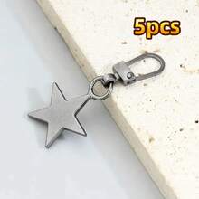 Revive Old Zippers - Detachable 5-Pointed Star Zipper Pulls, Personalized Decorative Small Accessory, Versatile Star Zipper Heads, Multiple Colors Available - Multicolor - View 20