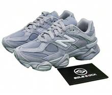 New Balance 9060 Low Washed Blue - U9060IB Men's Shoes - Grey - View 1