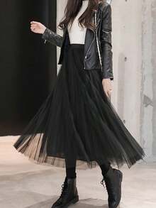 Women Skirts - Black - View 5