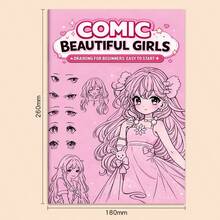 32 Pages Anime Character Line Drawing Book, Anime Character Line Drawing Beginner's Guide, Anime Girl Line Drawing Sketchbook, Easy Outline Sketching, Includes Clear Outline Templates, Provides Tracing Techniques And Color Mixing Material Practice, High-Quality Sketch Paper - Suitable For Boys And Girls Ages 3+, Beginner Artists And Cartoonists, Step-By-Step Instruction - Great For Home Learning, Art Class And Professional Practice. - Multicolor - View 4