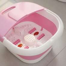 Spa Para Pies Electrica Baño Burbujas Plegable Portátil - Blanco - Ver 2