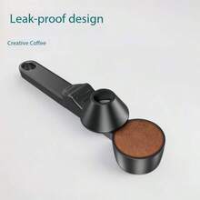 Cuchara medidora antideslizante y antivertido - Material de PP, apta para leche en polvo, proteína en polvo, café en polvo y diversos suplementos nutricionales, cuchara creativa/cuchara para proteína en polvo/cuchara para café - Negro - Ver 12