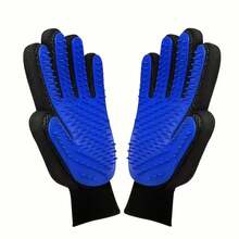 2-Piece Pet Grooming Gloves With Deshedding And Massage Functions, Deshedding Gloves For Dogs And Cats To Remove Loose Fur, Cat-Cleaning And Fur-Rubbing Gloves, Pet Grooming Massage Gloves For Cats, Deshedding Gloves And Brushes - 2個 - 查看 10