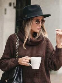 Women's Winter Blouse - New Release - High Quality Knit - Off - View 2