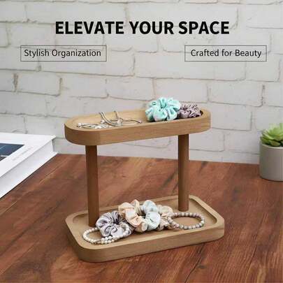 珠宝项链收纳桌面整理架，戒指架，香水展示架