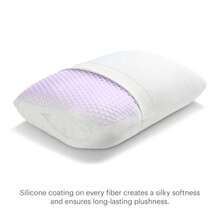 GridCloud Pillow Down-Alternative Pillow GelFlex® Grid For Soft Support And Pressure Relief For Side Sleepers Always-Fluffy Silicone-Coated Fill Breathable Moisture-Wicking Cover - Standard - trắng - Xem 7