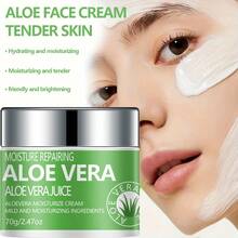 YOUNGCOME 芦荟凝胶面霜 保湿舒缓修护肌肤 温和护肤 1.41/2.47盎司 - Aloe Vera - 查看 6