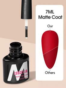 1/2/3 sets de vernis à ongles en gel COSCELIA, base et top coat. Base coat sans essuyage, top coat brillant et mat. Ensemble de vernis à ongles en gel à décaper, nécessite un durcissement UV/LED. Convient pour le salon de manucure et le DIY - 7 ml - Voir 12