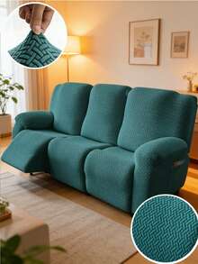 3 Seater Recliner Sofa Covers Stretch Jacquard Reclining Couch Covers For Reclining Sofa Relax Armchair Slipcovers Furniture Covers - Multicolor - View 18