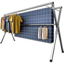 Tendederos de Ropa, Tendederos Retractiles Exterior de Acero Inoxidable, 45-59 Pulgadas Tendedero Retráctil Plegable para Interior y Exterior, Tubería Reforzada, Aireador de Ropa - por defecto - Ver 1